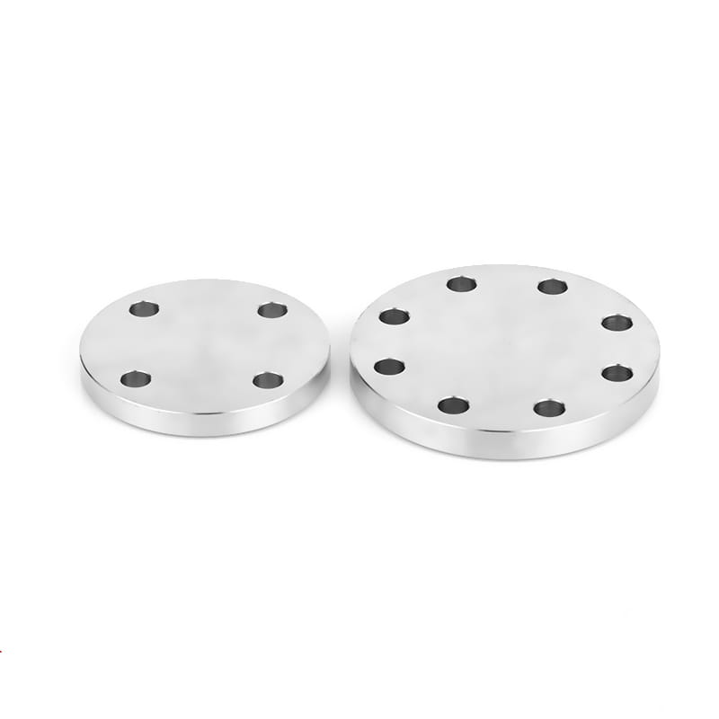 PN10 Standard Raised Face (RF) Logam Sorf Blind Flange Cap dengan melalui lubang