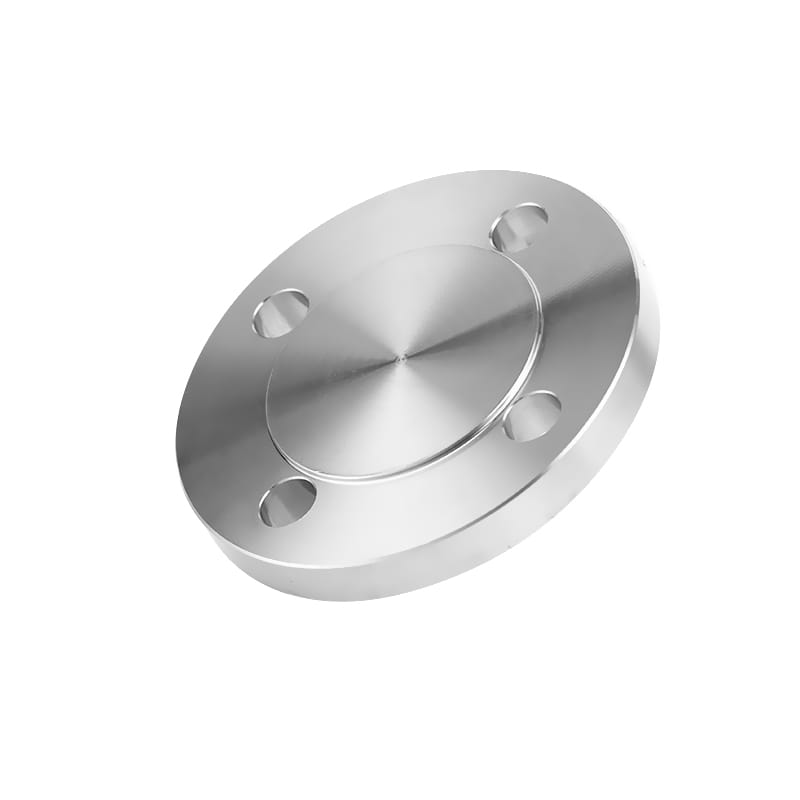 PN10 Standard Raised Face (RF) Logam Sorf Blind Flange Cap dengan melalui lubang