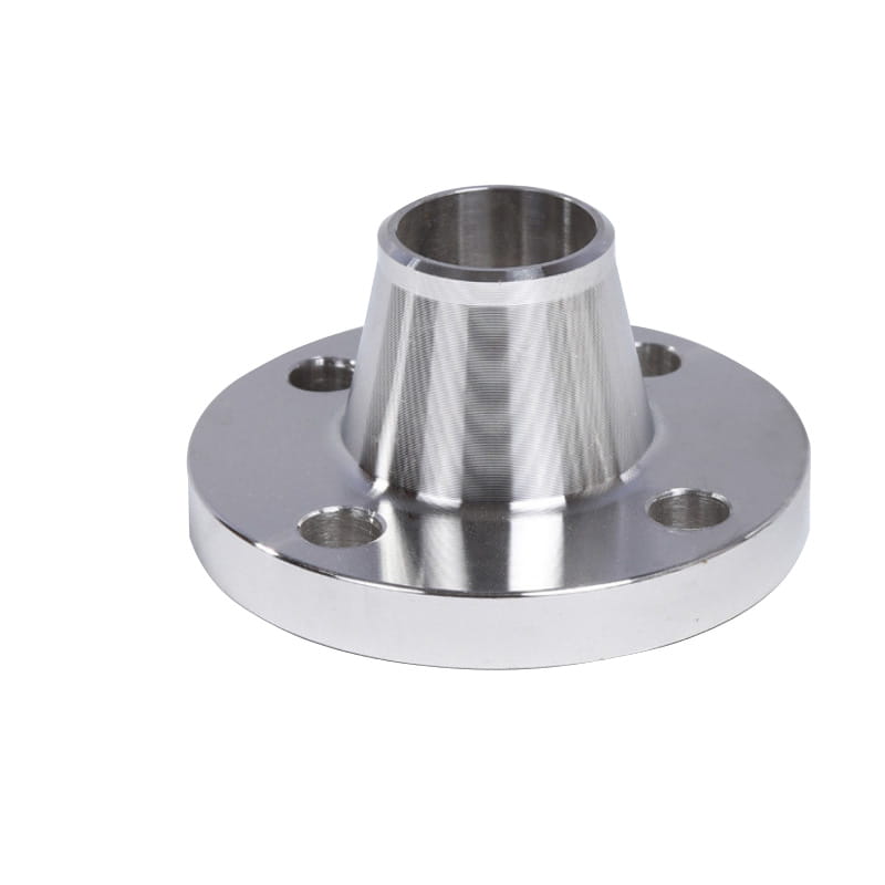 Flensa leher las stainless steel dengan hub meruncing dan pelek
