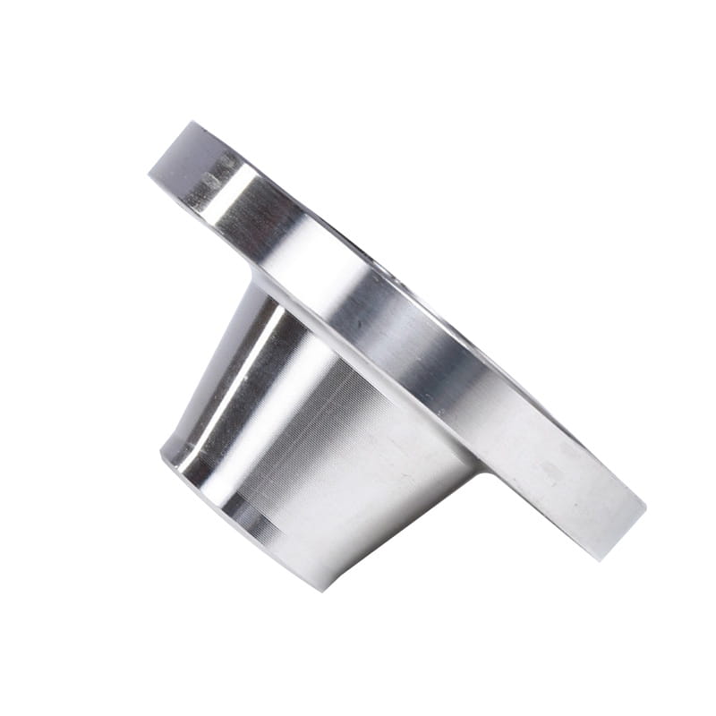 Flensa leher las stainless steel dengan hub meruncing dan pelek