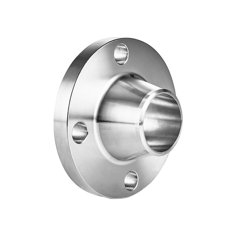 Flensa leher las stainless steel dengan hub meruncing dan pelek