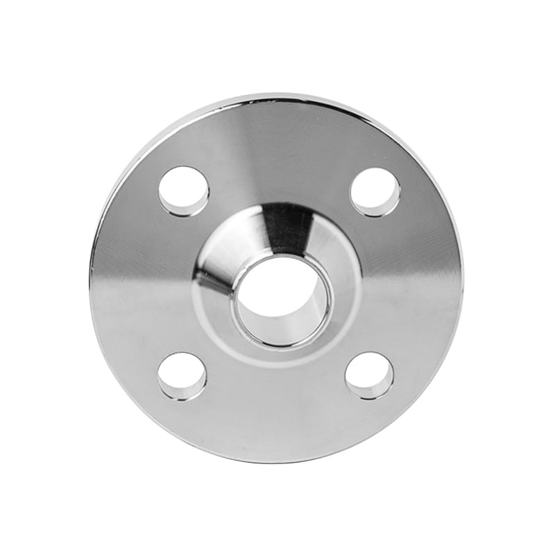 Flensa leher las stainless steel dengan hub meruncing dan pelek
