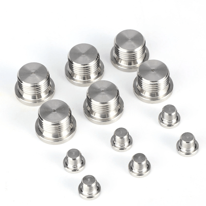 Menahan korosi stainless steel plugs dengan benang NPT jantan