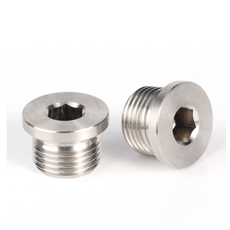 Menahan korosi stainless steel plugs dengan benang NPT jantan