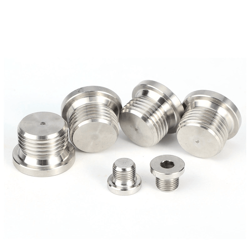 Menahan korosi stainless steel plugs dengan benang NPT jantan