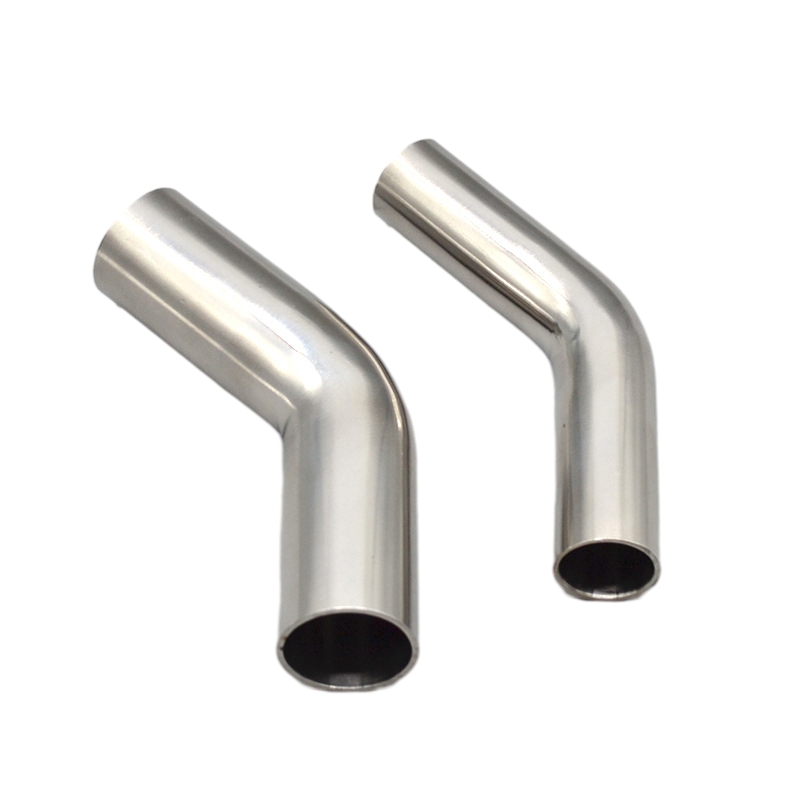 Food Grade Precision Stainless Steel Tinggi 45 ° Radius Tube Tumpuk