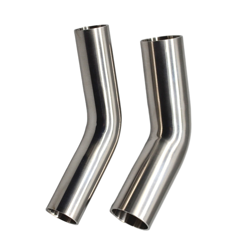 Food Grade Precision Stainless Steel Tinggi 45 ° Radius Tube Tumpuk