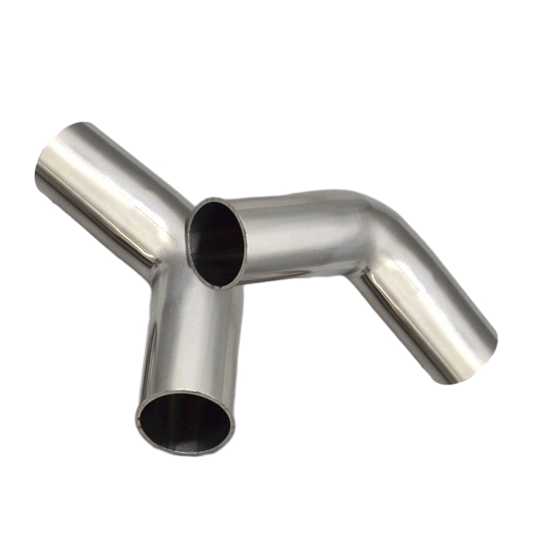 Food Grade Precision Stainless Steel Tinggi 45 ° Radius Tube Tumpuk