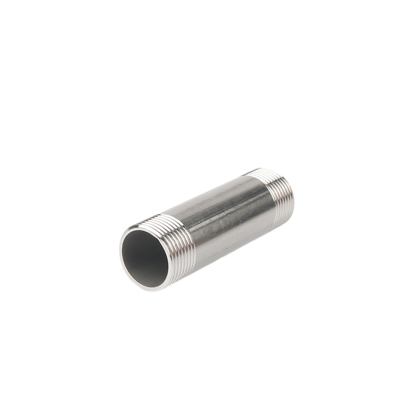 Stainless steel sch 40 puting berulir pas berulir kedua ujungnya