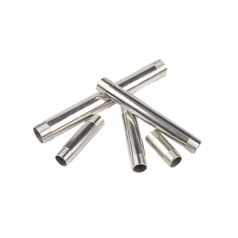 Stainless steel sch 40 puting berulir pas berulir kedua ujungnya