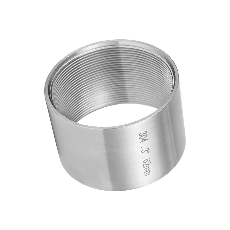 Kelas 150 Cast 304 Stainless Steel Half Coupling NPT Fitting Pipa Berulir
