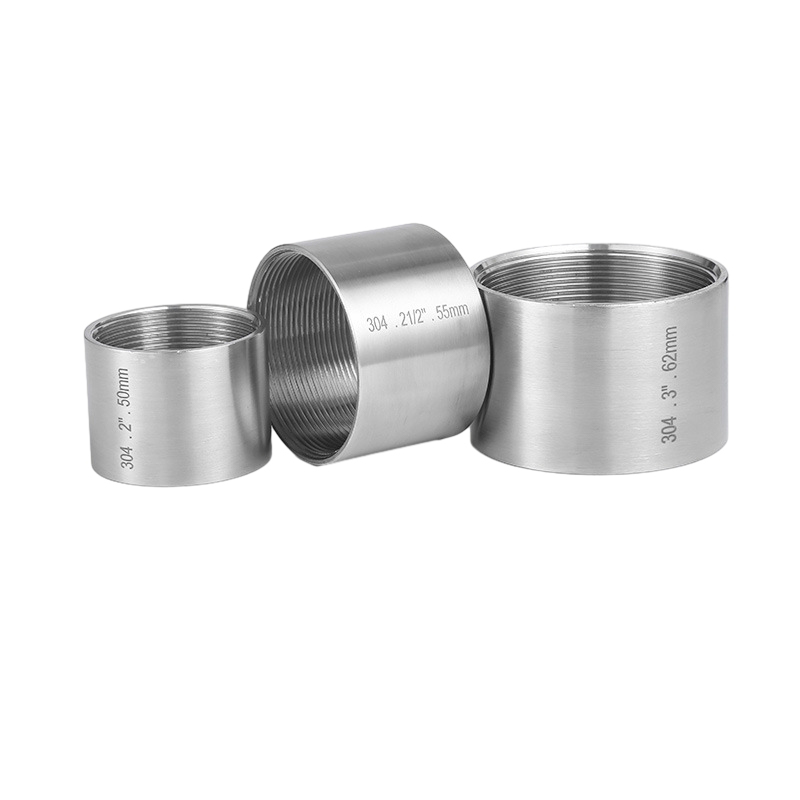 Kelas 150 Cast 304 Stainless Steel Half Coupling NPT Fitting Pipa Berulir