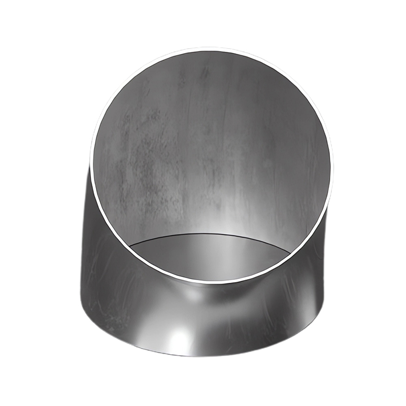 Sanitary Grade Eksternal Stainless Steel yang dipoles secara internal 45 ° Radius pendek siku