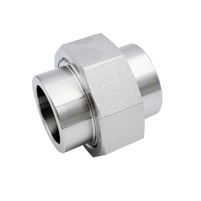Union stainless steel bertekanan rendah dengan fitting pipa berulir NPT