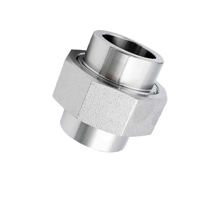 Union stainless steel bertekanan rendah dengan fitting pipa berulir NPT