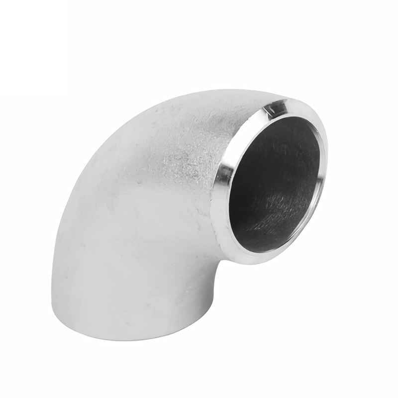 SS Welded 90 ° Siku Siku Fitting Siku Pipa Stainless Steel