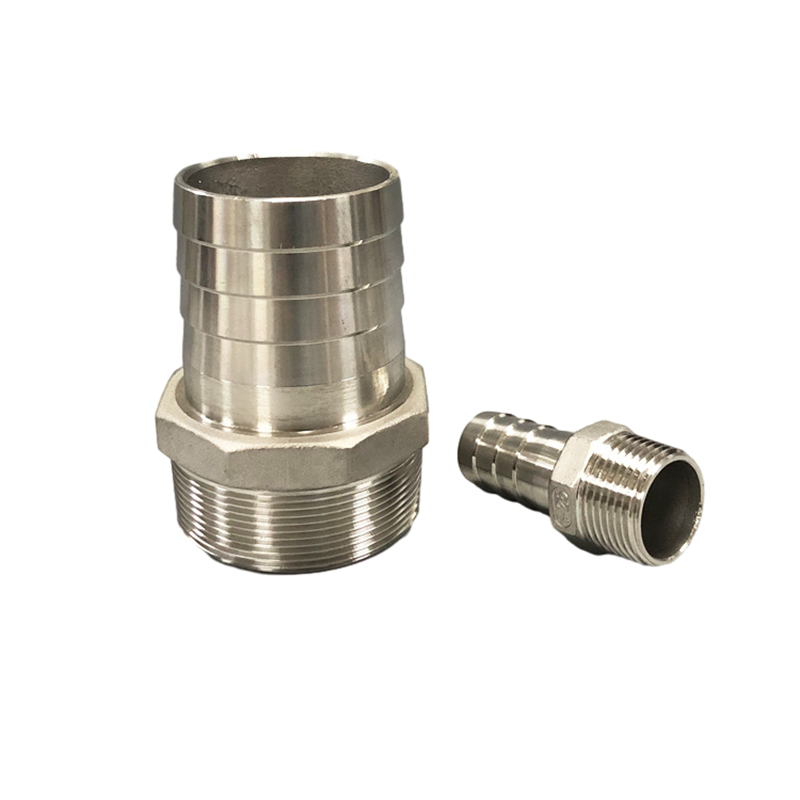 Selang puting berduri berulir 304 fitting tabung casting stainless steel
