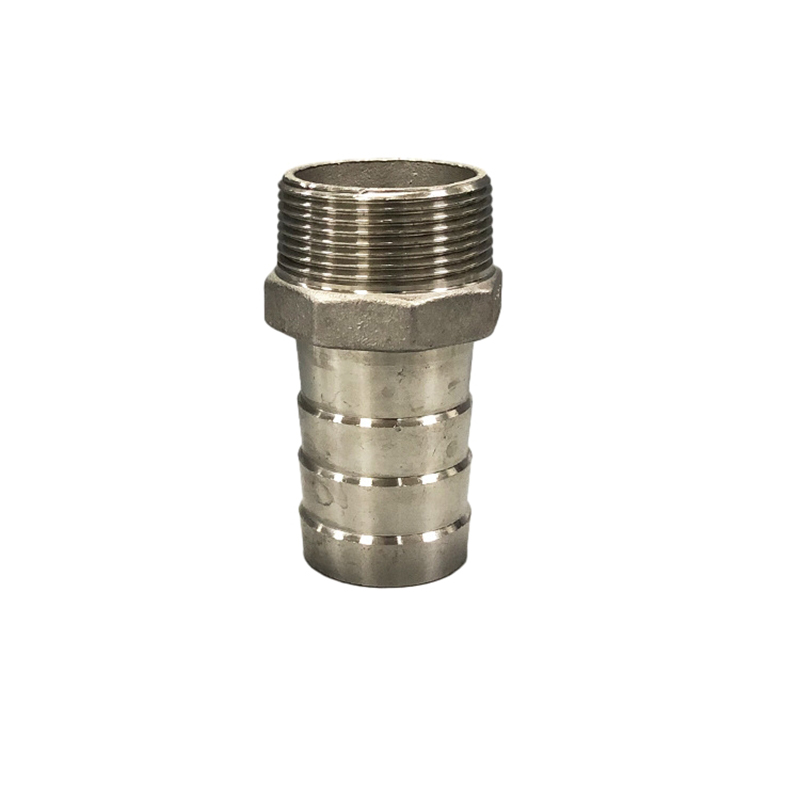 Selang puting berduri berulir 304 fitting tabung casting stainless steel