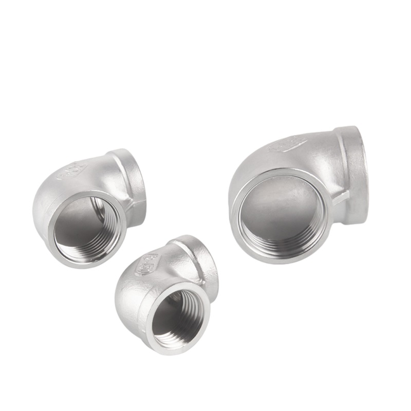 150# SS Connector Pipa Siku Fitting Street 90 ° derajat