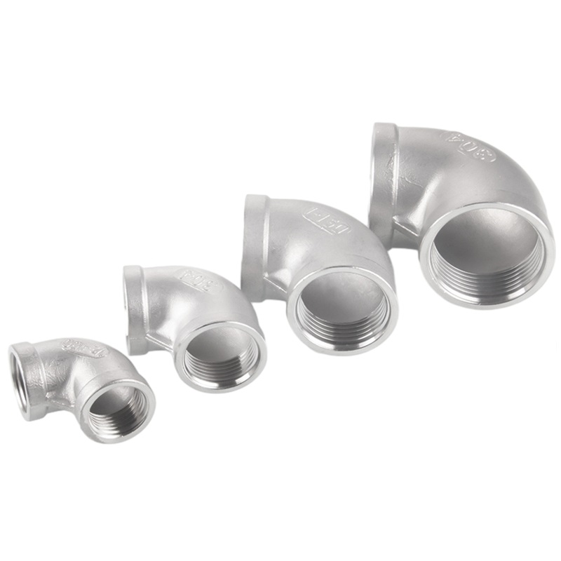 150# SS Connector Pipa Siku Fitting Street 90 ° derajat