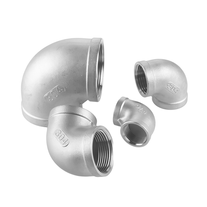 150# SS Connector Pipa Siku Fitting Street 90 ° derajat