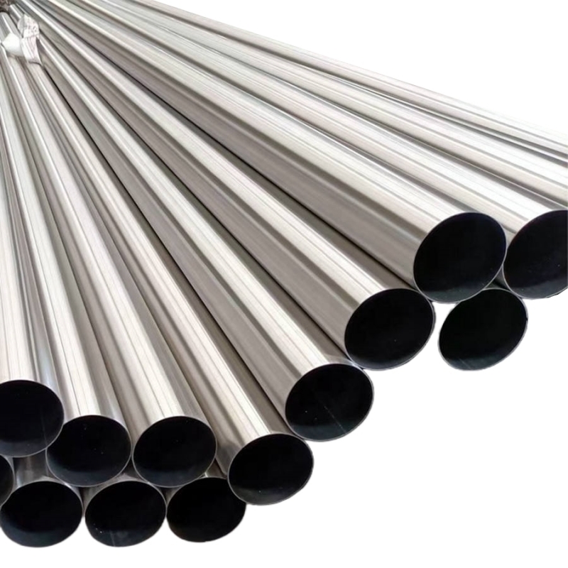 Dinding tipis dipoles pipa baja stainless steel yang dilas terang untuk gas