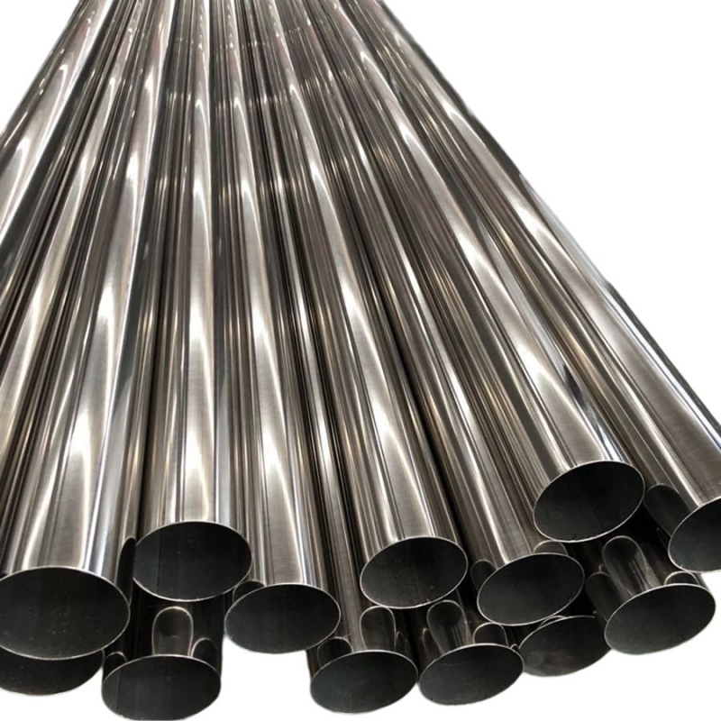 Dinding tipis dipoles pipa baja stainless steel yang dilas terang untuk gas