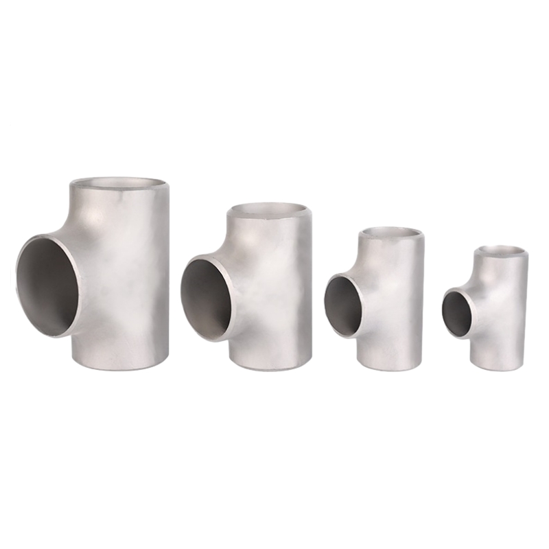 Butt Welding Stainless Steel Sama Pipe Tees Round Tube Connector