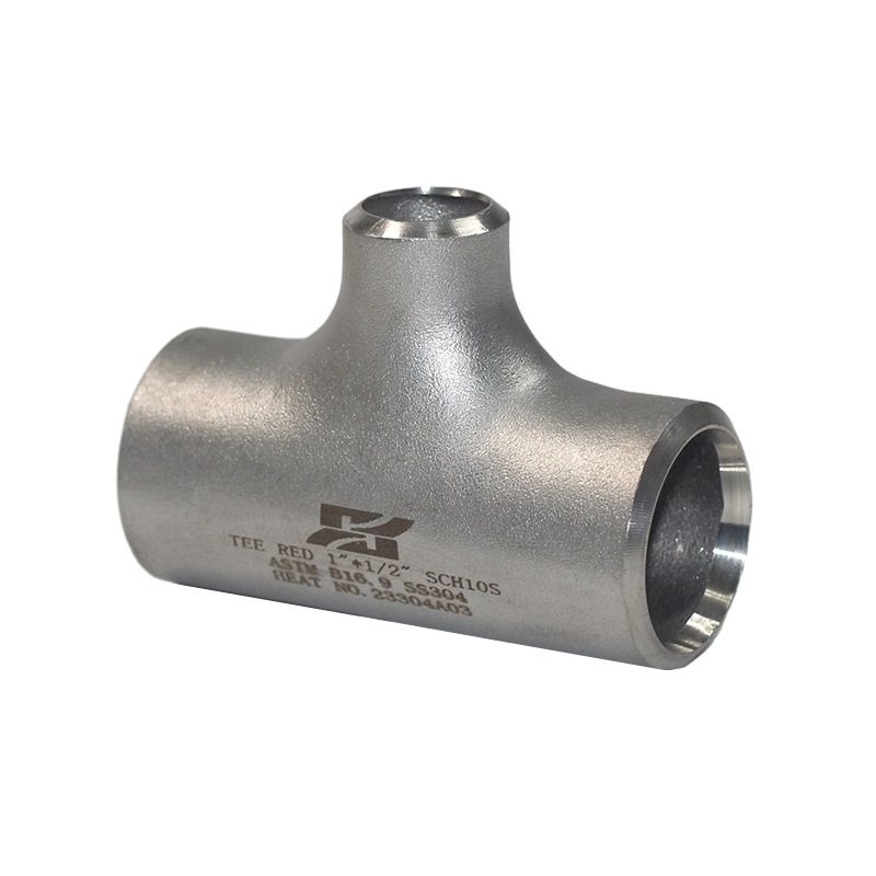 Tee Stainless Steel Galvanis Tees Fitting Redirect Flow Flows