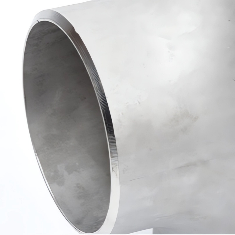 Baja stainless salib tabung yang sama dengan soket yang dilapisi pelarut