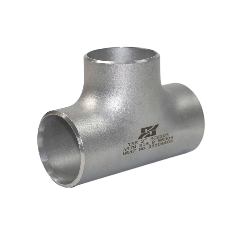 Ekstrusi dingin tabung baja stainless setara dengan pipa tee fitting